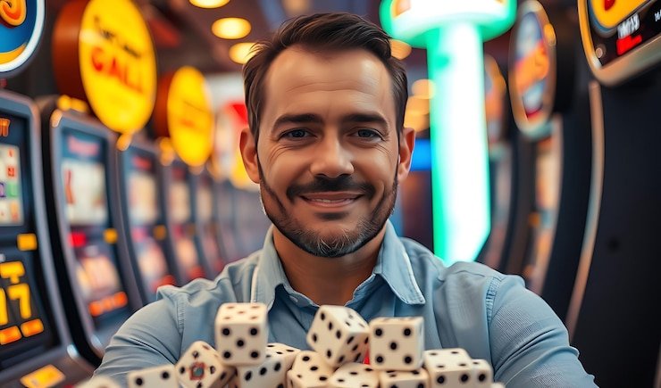 Habanero slot game interface showing bet controls and spin button on angka keramat platform