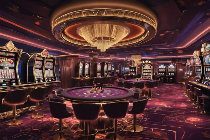 Pretty Gaming baccarat table layout showing Banker, Player, and Tie betting areas